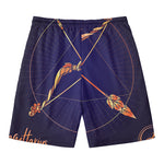 Astrological Sagittarius Sign Print Men's Swim Trunks