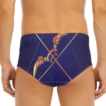 Astrological Sagittarius Sign Print Men's Triangle Swim Briefs