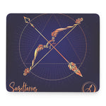 Astrological Sagittarius Sign Print Mouse Pad