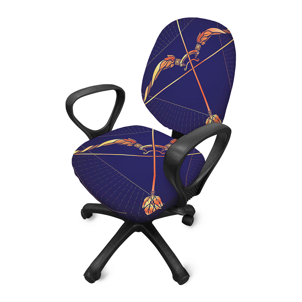 Astrological Sagittarius Sign Print Office Chair Cover