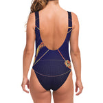 Astrological Sagittarius Sign Print One Piece Swimsuit