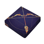 Astrological Sagittarius Sign Print Outdoor Seat Cushion Cover