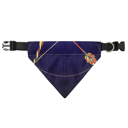 Astrological Sagittarius Sign Print Over The Collar Dog Bandana