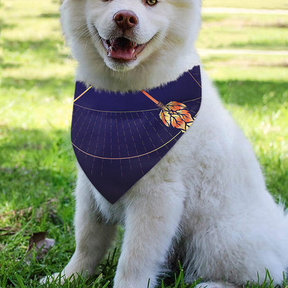 Astrological Sagittarius Sign Print Over The Collar Dog Bandana