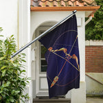 Astrological Sagittarius Sign Print Polyester Flag