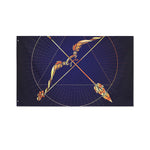 Astrological Sagittarius Sign Print Polyester Flag