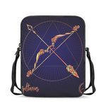 Astrological Sagittarius Sign Print Rectangular Crossbody Bag