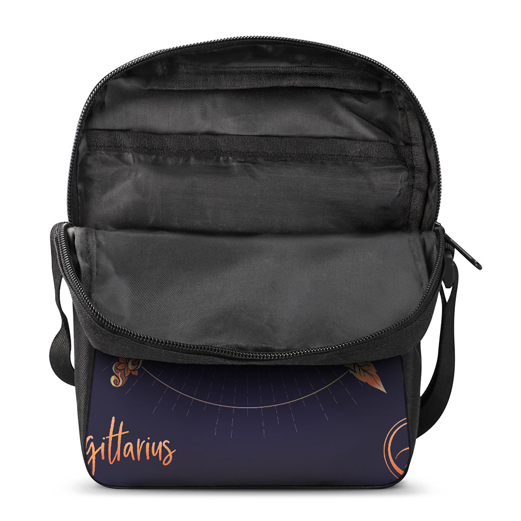 Astrological Sagittarius Sign Print Rectangular Crossbody Bag