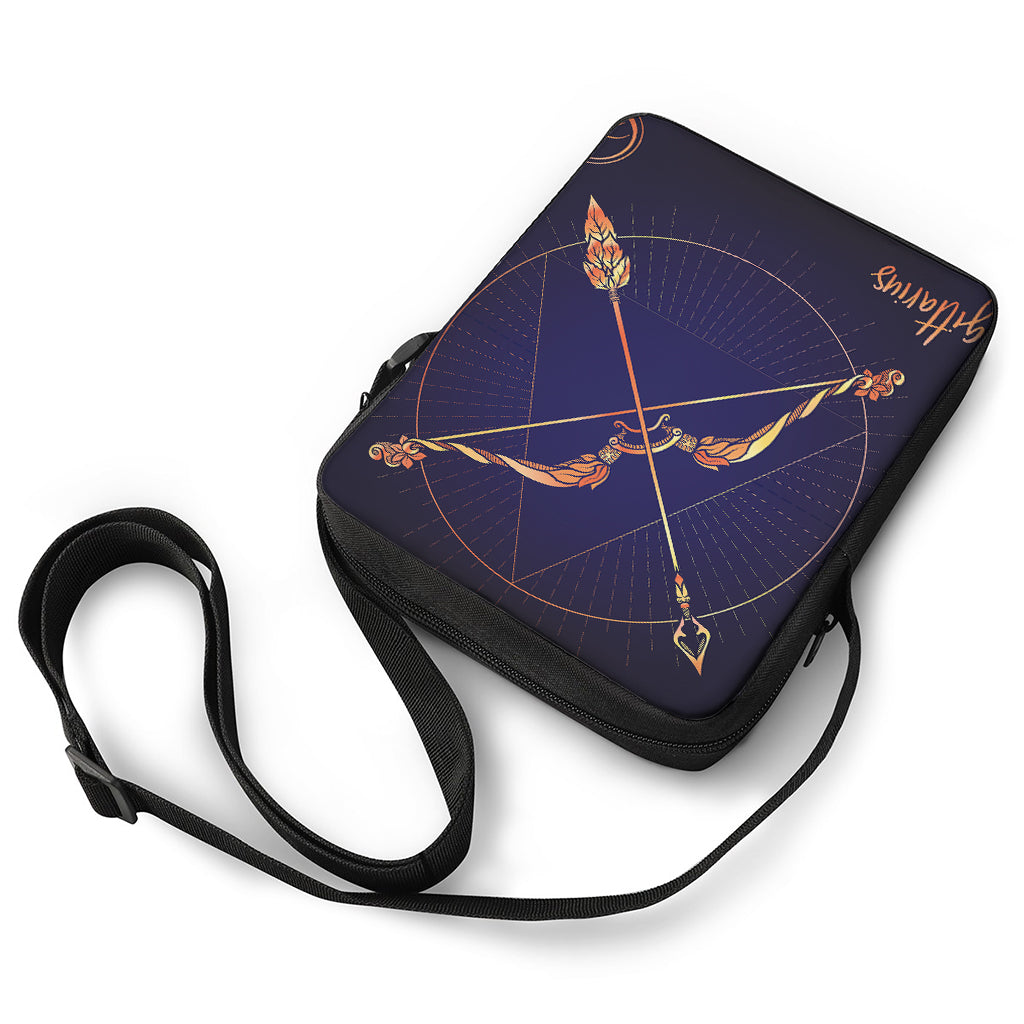 Astrological Sagittarius Sign Print Rectangular Crossbody Bag