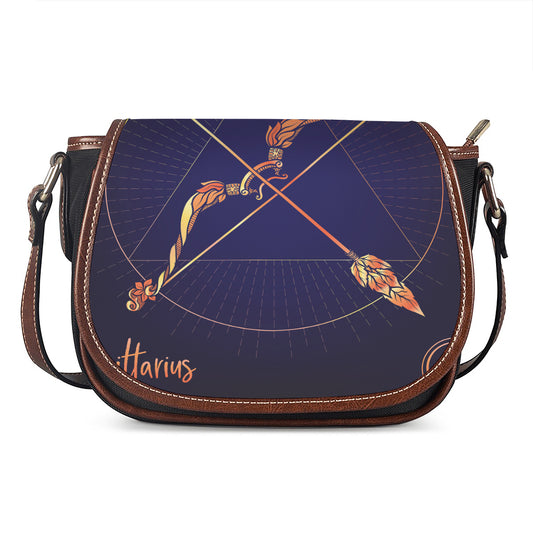 Astrological Sagittarius Sign Print Saddle Bag