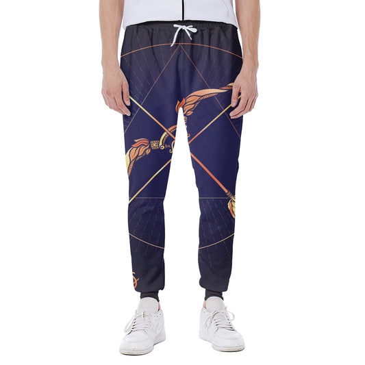 Astrological Sagittarius Sign Print Scuba Joggers