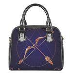 Astrological Sagittarius Sign Print Shoulder Handbag