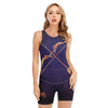 Astrological Sagittarius Sign Print Sleeveless One Piece Swimsuit