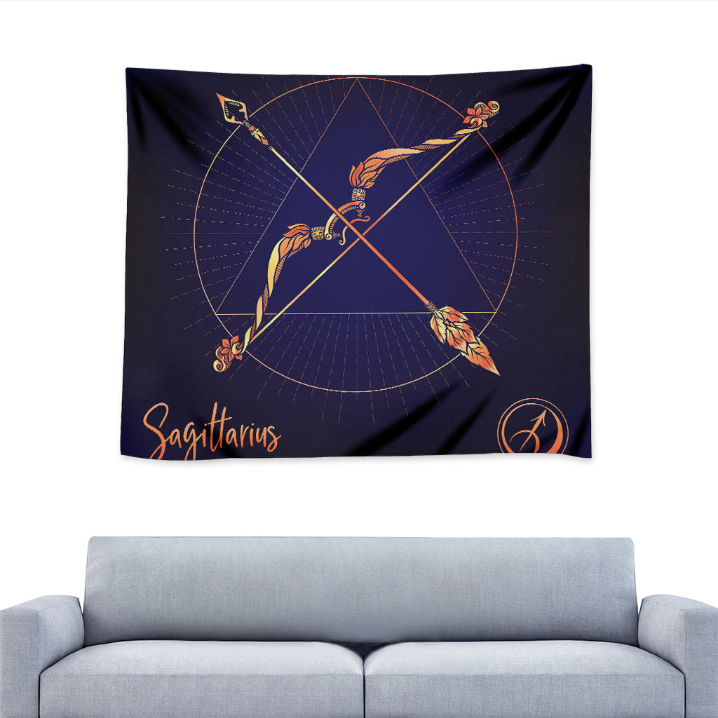 Astrological Sagittarius Sign Print Tapestry
