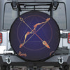 Astrological Sagittarius Sign Print Tire Cover