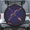 Astrological Sagittarius Sign Print Tire Cover With Camera Hole