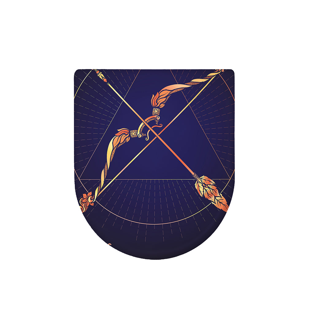 Astrological Sagittarius Sign Print Toilet Lid Cover