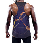Astrological Sagittarius Sign Print Training Tank Top
