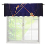 Astrological Sagittarius Sign Print Window Valance