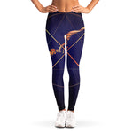 Astrological Sagittarius Sign Print Women's Leggings