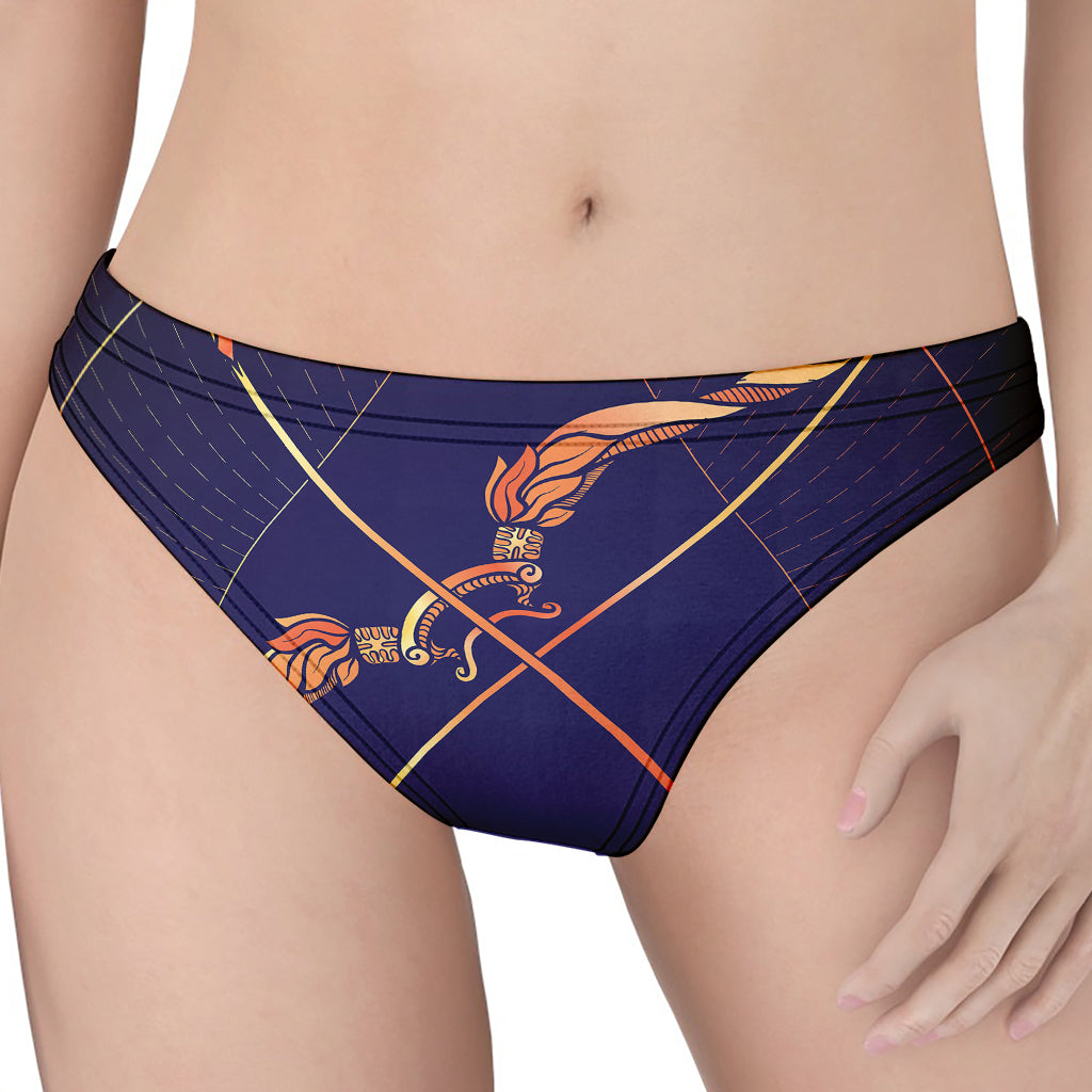 Astrological Sagittarius Sign Print Women's Thong