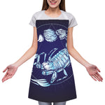 Astrological Scorpio Sign Print Adjustable Apron