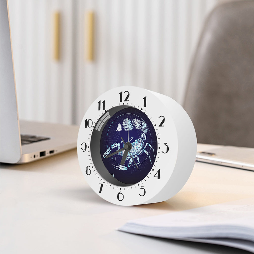 Astrological Scorpio Sign Print Alarm Clock