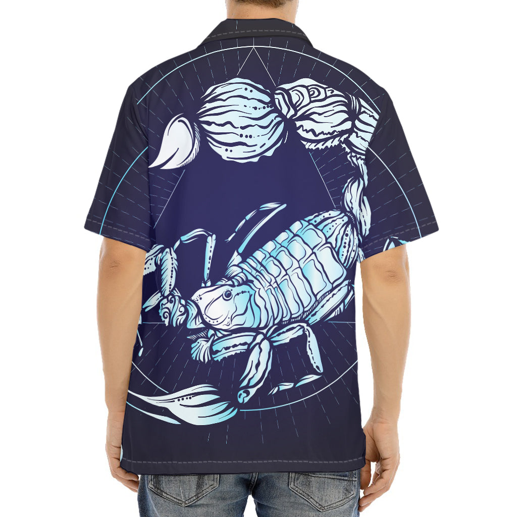 Astrological Scorpio Sign Print Aloha Shirt