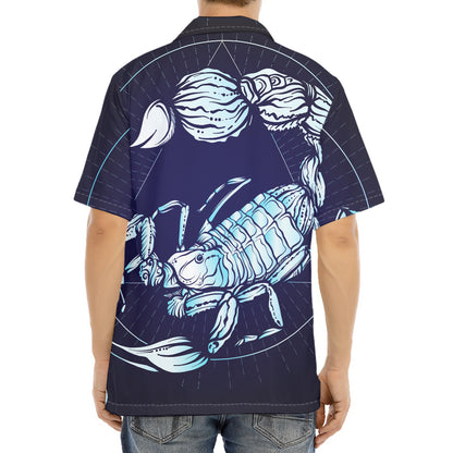 Astrological Scorpio Sign Print Aloha Shirt