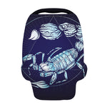 Astrological Scorpio Sign Print Baby Seat Cover