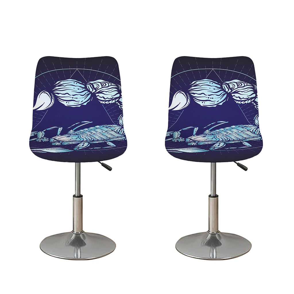 Astrological Scorpio Sign Print Bar Stool Covers