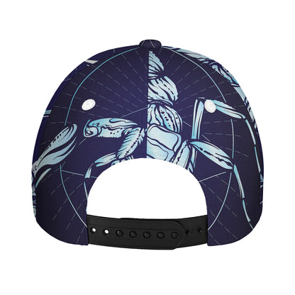 Astrological Scorpio Sign Print Baseball Cap