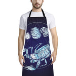 Astrological Scorpio Sign Print Bib Apron With Pocket