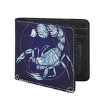 Astrological Scorpio Sign Print Bifold Wallet