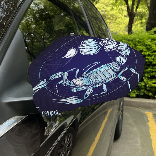 Astrological Scorpio Sign Print Car Side Mirror Covers