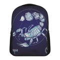 Astrological Scorpio Sign Print Casual Backpack