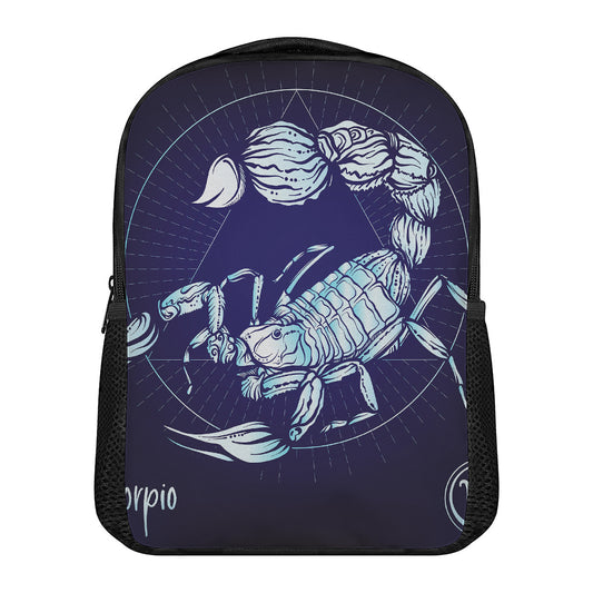Astrological Scorpio Sign Print Casual Backpack