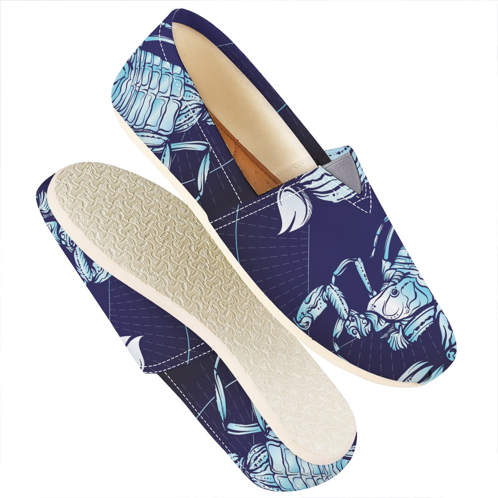 Astrological Scorpio Sign Print Casual Shoes