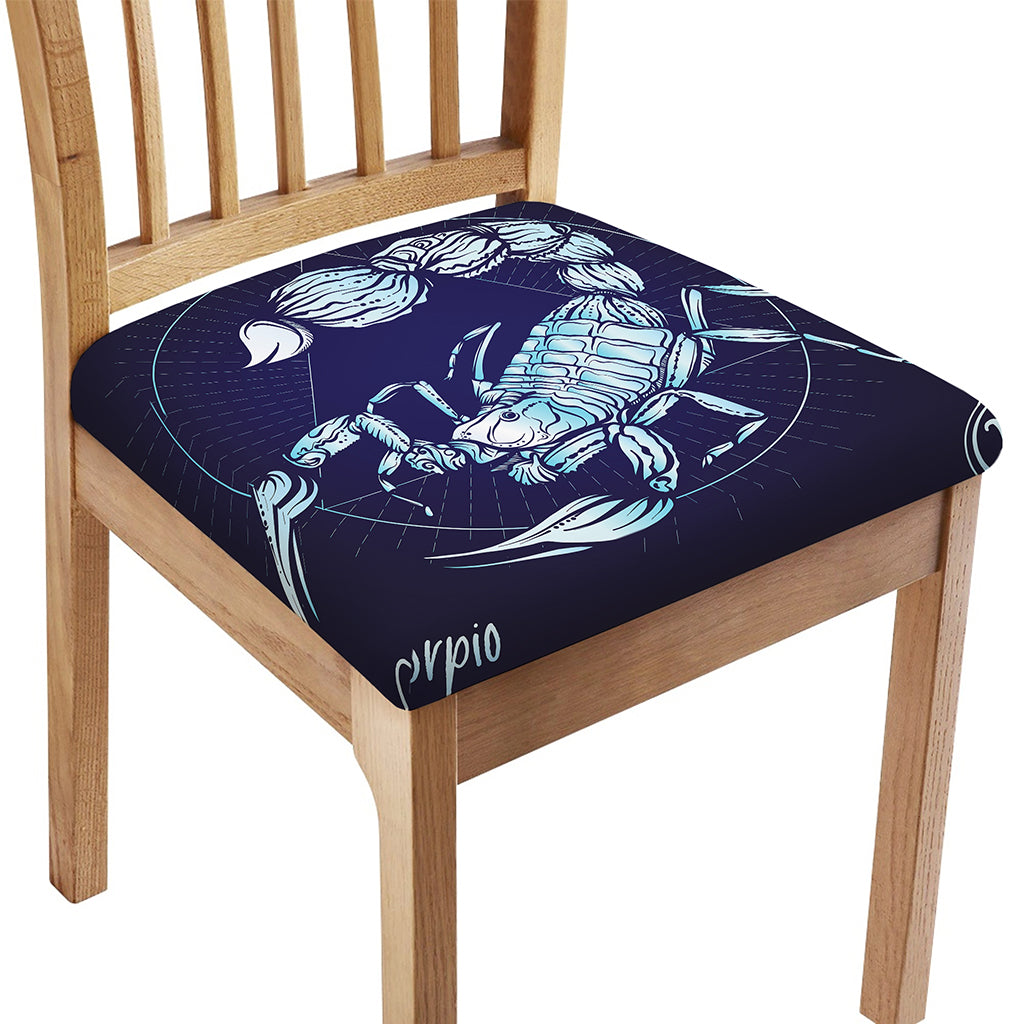 Astrological Scorpio Sign Print Chair Cushion Cover