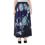 Astrological Scorpio Sign Print Chiffon Maxi Skirt