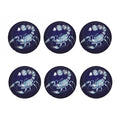 Astrological Scorpio Sign Print Coaster Set
