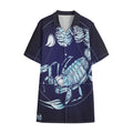 Astrological Scorpio Sign Print Cotton Hawaiian Shirt
