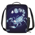 Astrological Scorpio Sign Print Crossbody Lunch Bag