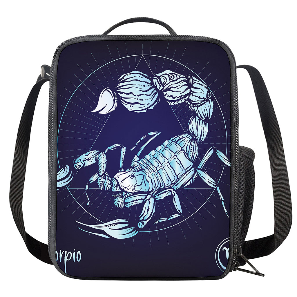 Astrological Scorpio Sign Print Crossbody Lunch Bag