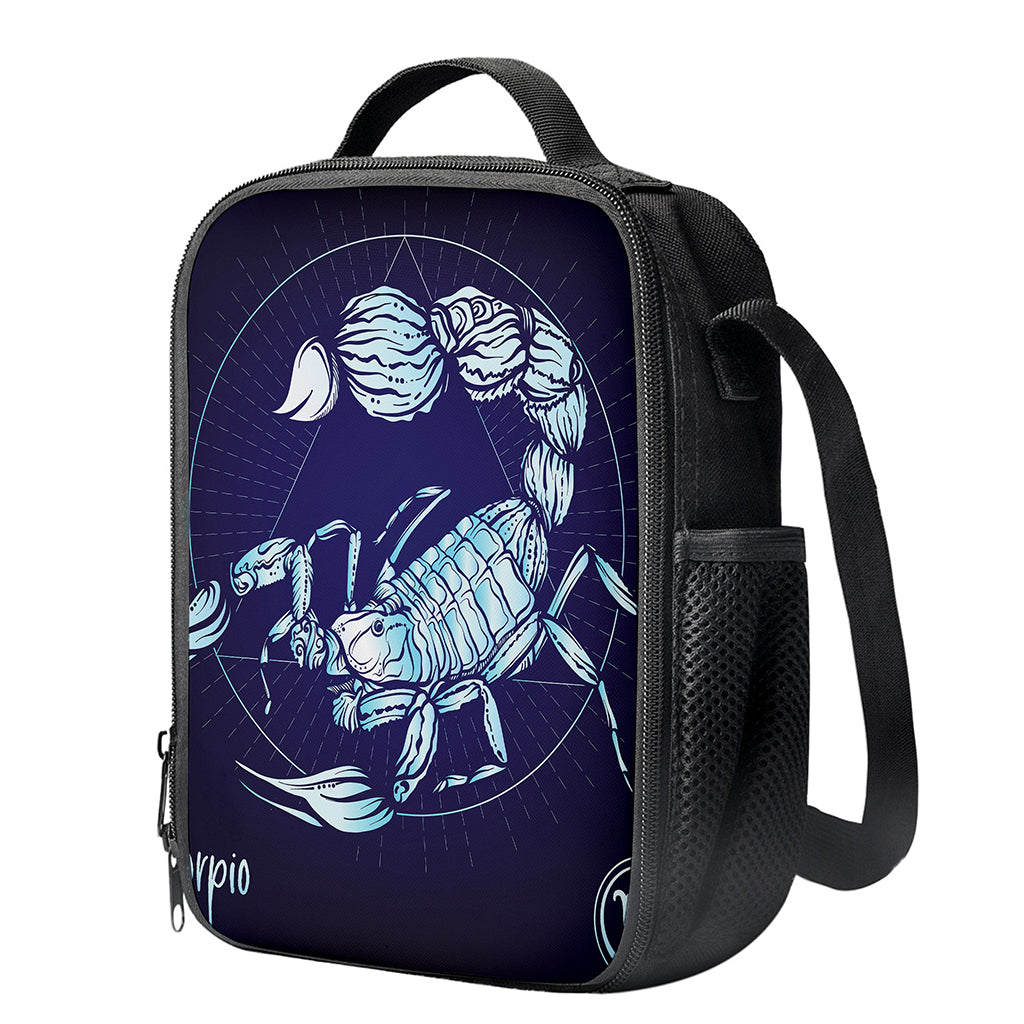 Astrological Scorpio Sign Print Crossbody Lunch Bag