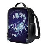 Astrological Scorpio Sign Print Crossbody Lunch Bag