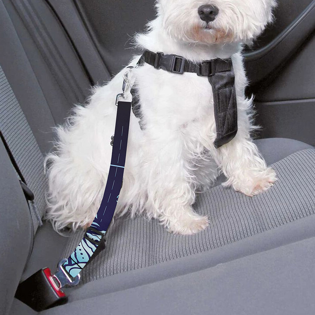 Astrological Scorpio Sign Print Dog Seat Belt