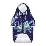 Astrological Scorpio Sign Print Dog Zip Up Hoodie