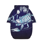 Astrological Scorpio Sign Print Dog Zip Up Hoodie