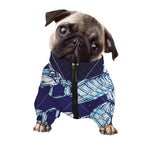Astrological Scorpio Sign Print Dog Zip Up Jacket